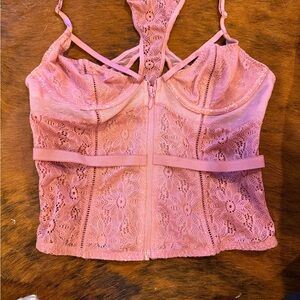 Victoria's Secret Pink Lace Bra Top